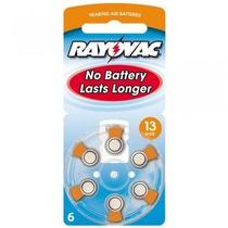 Pilha Botão Auditiva L13 disco c/ 6 unidades