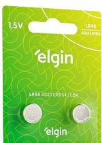 Pilha botao eletr lr44 1,5v elgin