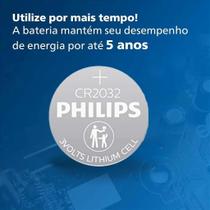 Pilha Botão Philips Cr2032 Lítio 3v - 1 Unidade Pilha Botão Philips Cr2032 Lítio 3v - 1 Unidade