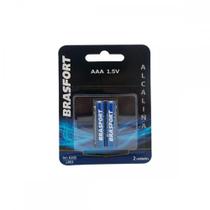 Pilha Brasfort Alc Palito Aaa C/02 Pilha Brasfort Alc Palito Aaa C/02