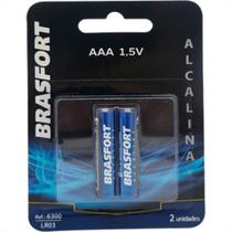 Pilha Brasfort Alc Palito Aaa C/02 Pilha Brasfort Alc Palito Aaa C/02
