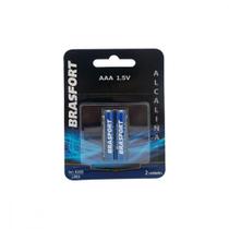 Pilha Brasfort Alc Palito Aaa C/02 Pilha Brasfort Alc Palito Aaa C/02