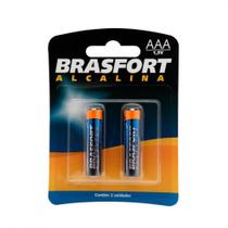 Pilha Brasfort Alcalina Palito ''Aaa'' Cartela 2 Pecas 6300 Pilha Brasfort Alcalina Palito ''Aaa'' Cartela 2 Pecas 6300
