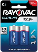 Pilha C Media Alcalina c/ 2un - Rayovac Pilha C Media Alcalina c/ 2un - Rayovac