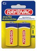 Pilha C Media de Zinco Amarela c/ 2un - Rayovac Pilha C Media de Zinco Amarela c/ 2un - Rayovac
