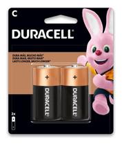 Pilha C Média Lr14 Alcalina Duracell Cartela 2 Unidades Pilha C Média Lr14 Alcalina Duracell Cartela 2 Unidades
