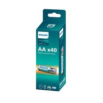 Pilha Comum Aa (tubo Com 40 Unidades) Philips R6l40tf/59 Pilha Comum Aa (tubo Com 40 Unidades) Philips R6l40tf/59