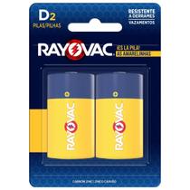 Pilha Comum Rayovac As Amarelinhas D Grande Com 2 Pilhas Pilha Comum Rayovac As Amarelinhas D Grande Com 2 Pilhas