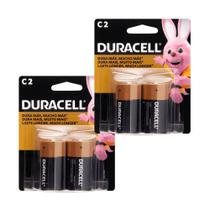 Pilha D Grande Alcalina - 02 Cartelas D2 - Duracell