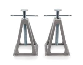 Pilha de alumínio Utility Jack Camco 44561, ajustável de 28 a 43 cm, pacote com 2