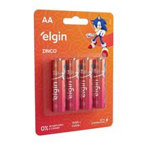 Pilha De Zinco Carvao Aa R06 4 Unidades Elgin F108 Pilha De Zinco Carvao Aa R06 4 Unidades Elgin F108
