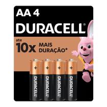 Pilha Duracell Alcalina AA 4 Unidades