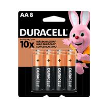 Pilha Duracell Alcalina AA 8 Unidades