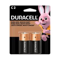 Pilha Duracell Alcalina C-Média - Embalagem com 2 Unidades Pilha Duracell Alcalina C-Média - Embalagem com 2 Unidades