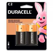 Pilha Duracell Alcalina Media C Cartela Com 2 Pecas