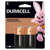 Pilha Duracell Alcalina Média C Combo C/6 Pilhas