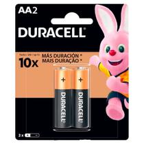 Pilha duracell alcalina pequena aa cartela com 2 pecas