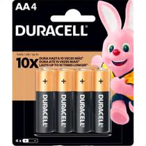 Pilha Duracell Alcalina Pequena Aa Cartela Com 4 Pecas Pilha Duracell Alcalina Pequena Aa Cartela Com 4 Pecas