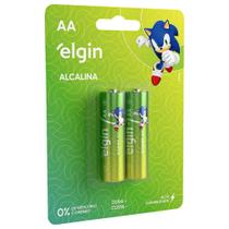 Pilha Elgin Aa Cartela Com 2 Unidades