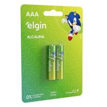 Pilha Elgin Alcalina AAA Cartela Com 2 Unidades Pilha Elgin Alcalina AAA Cartela Com 2 Unidades