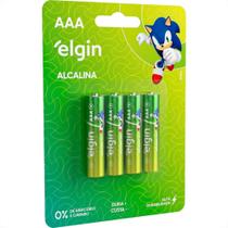 Pilha Elgin Alcalina Aaa Palito Com 4 Pecas - 82155 Pilha Elgin Alcalina Aaa Palito Com 4 Pecas - 82155