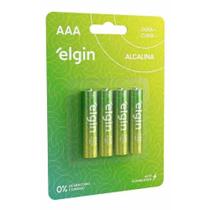 Pilha Elgin Alcalina AAA4 1,5V
