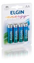 Pilha Elgin Alcalinas Aa Cartela Com 4 Unidades Lr6 82153 Pilha Elgin Alcalinas Aa Cartela Com 4 Unidades Lr6 82153