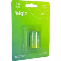 Pilha Elgin Bateria 3V. Litio Cromado 123 Com 1 Peca