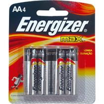 Pilha Energizer Max AA Alcalina 4 unidades