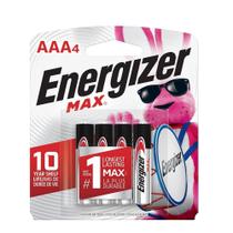 Pilha Energizer Max AAA Alcalina 4 unidades Pilha Energizer Max AAA Alcalina 4 unidades