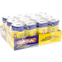 Pilha Grande D 10210 Rayovac 1,5 V Comum 12 Peças as Amarelinhas