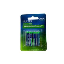 Pilha Hulter Alcalina AAA 1,5V Blister 4 Unidades HT1PILHA-AAA4F