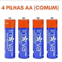 Pilha INOVA AA Normal com 4