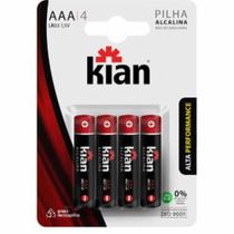 Pilha kian Alcalina Blister AAA.C/4