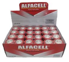 Pilha Média Tipo C Alfacell 1.5v Caixa Com 24 Unid Original Pilha Média Tipo C Alfacell 1.5v Caixa Com 24 Unid Original