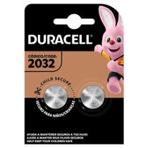 Pilha Moeda de Lítio Duracell CR2032 - 3 volts - 2 UN