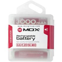 Pilha Mox AA Recarregavel 3000MAH MOB4AA30 (4 Unidades) Pilha Mox AA Recarregavel 3000MAH MOB4AA30 (4 Unidades)