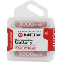 Pilha Mox AAA Recarregavel 3000MAH com 4 Unidades Pilha Mox AAA Recarregavel 3000MAH com 4 Unidades