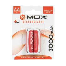 Pilha Mox MOB2AA30 - AA - 3000MAH - 2 Unidades - Recarregavel Pilha Mox MOB2AA30 - AA - 3000MAH - 2 Unidades - Recarregavel