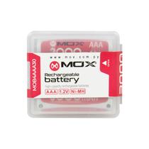 Pilha Mox MOB4AAA30 - AAA - 3000MAH - 4 Unidades - Recarregavel Pilha Mox MOB4AAA30 - AAA - 3000MAH - 4 Unidades - Recarregavel