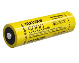 Pilha Nitecore 21700 5000 mAh 3.6v 15A recarregável de Íon lítio NL2150HP