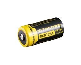 Pilha Nitecore RCR123A 3.7V 650 mAh recarregável de Íon de lítio NL166