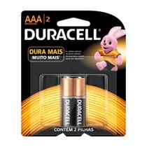 Pilha Palito AAA com 2 Unidades Duracell