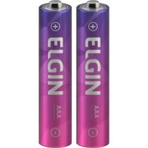 Pilha Palito AAA Recarregável 900mAh Embalagem com 2 Peças - 91200 - ELGIN