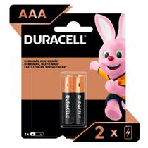 Pilha Palito Alcalina AAA 2 Unidades Duracell