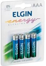 Pilha Palito Alcalina Aaa Blisters 4 Unid. Elgin Original Pilha Palito Alcalina Aaa Blisters 4 Unid. Elgin Original