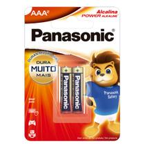 Pilha Palito Alcalina AAA2 C/2 Unidades - Panasonic