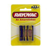 Pilha Palito Amarela Aaa 4 Unidades Rayovac Pilha Palito Amarela Aaa 4 Unidades Rayovac
