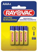 Pilha Palito com 4 Unidades Amarelinha 10307 Rayovac