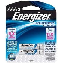 Pilha Palito Energizer Lithium Ultimate 1,5v Litio Aaa Com 2 un